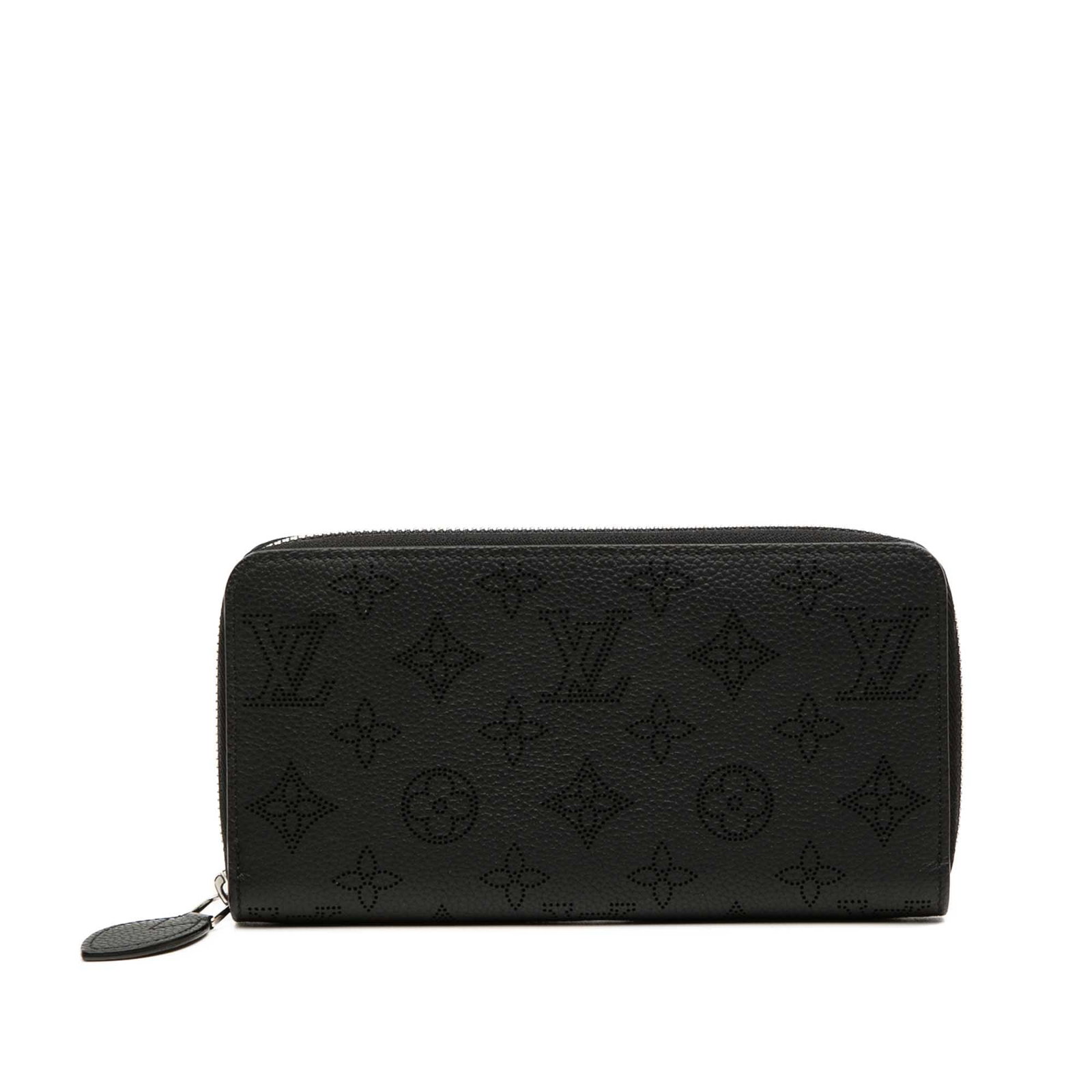 Louis Vuitton Mahina Leather Zip Around Wallet Black: Louis Vuitton Mahina Leather Zip Around Wallet Black Louis Vuitton Monogram Mahina Zippy Wallet in black leather with a zip-around closure. The interior includes a zip compartment, slip compartments, 
