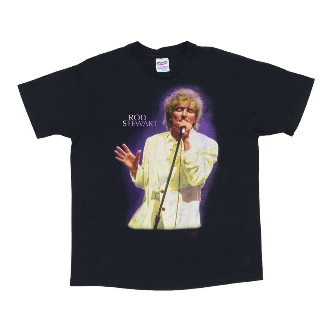 Vintage Rod Stewart 1993 World Tour T Shirt Black XL: Vintage Rod Stewart 1993 World Tour T Shirt Black XL Authentic original vintage 1993 Rod Stewart World Tour shirt with front and back graphics. This true vintage piece is not a modern reproduction and