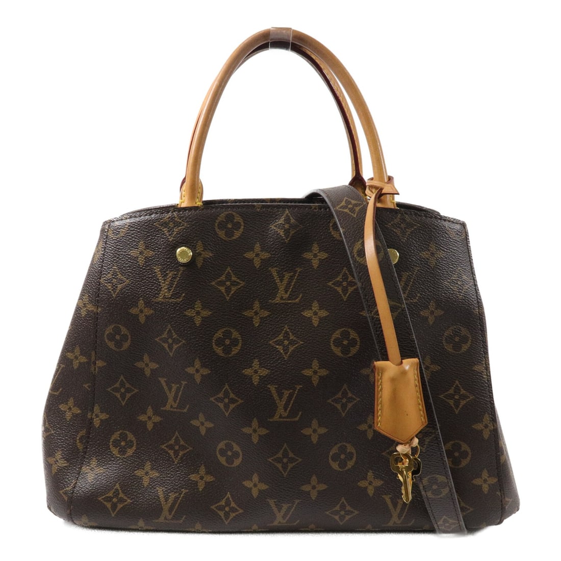 Louis Vuitton Montaigne BB Monogram 2 Way Bag M41055 Brown (1 of 15)