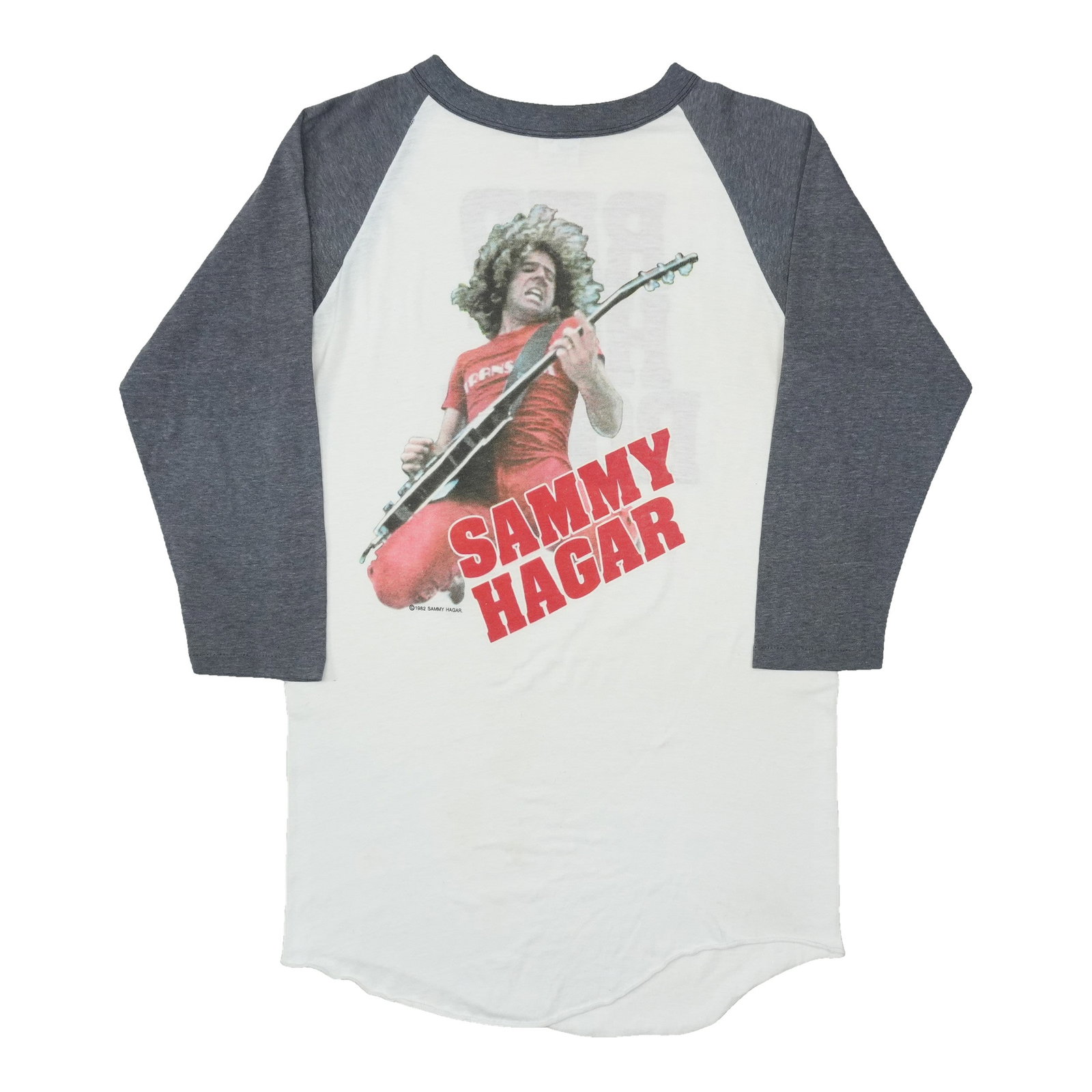 Vintage 1980s Sammy Hagar graphic tee Red Hot Rock (1 of 7)