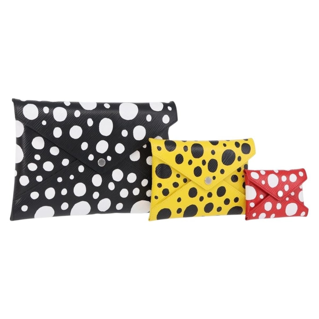 Louis Vuitton M81959 Epi Leather Clutch Bag Black White: Louis Vuitton M81959 Epi Leather Clutch Bag Black White Louis Vuitton LVxYK Pochette Kirigami clutch bag in black and white Epi leather. Made in France, this women's clutch includes a dust bag and ite