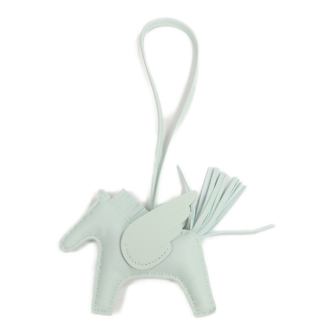 Hermes Rodeo Pegase PM Lambskin Bag Charm Green (1 of 8)