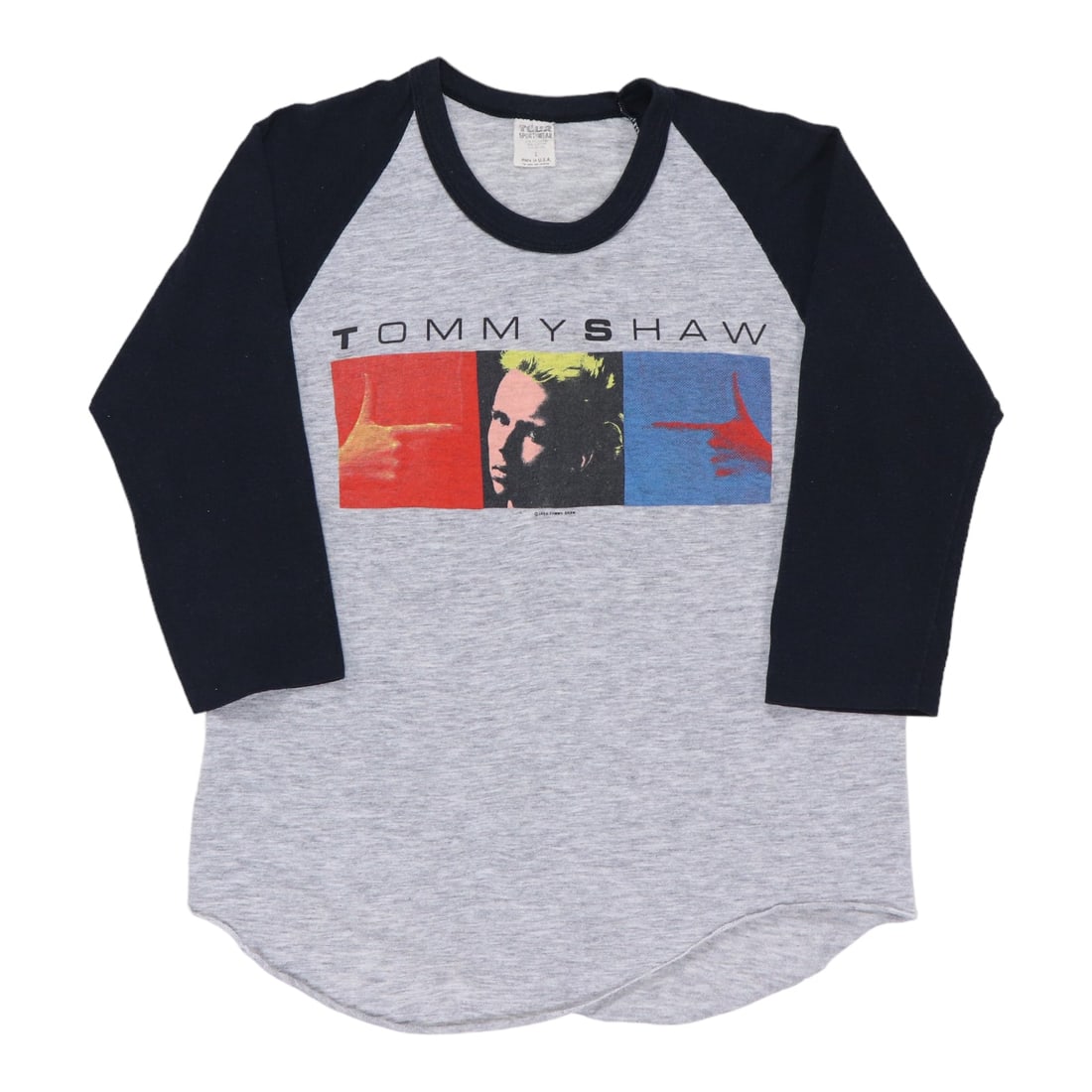 Gray 1984 Tommy Shaw Girls With Guns vintage jersey shirt Large (1 of 6)