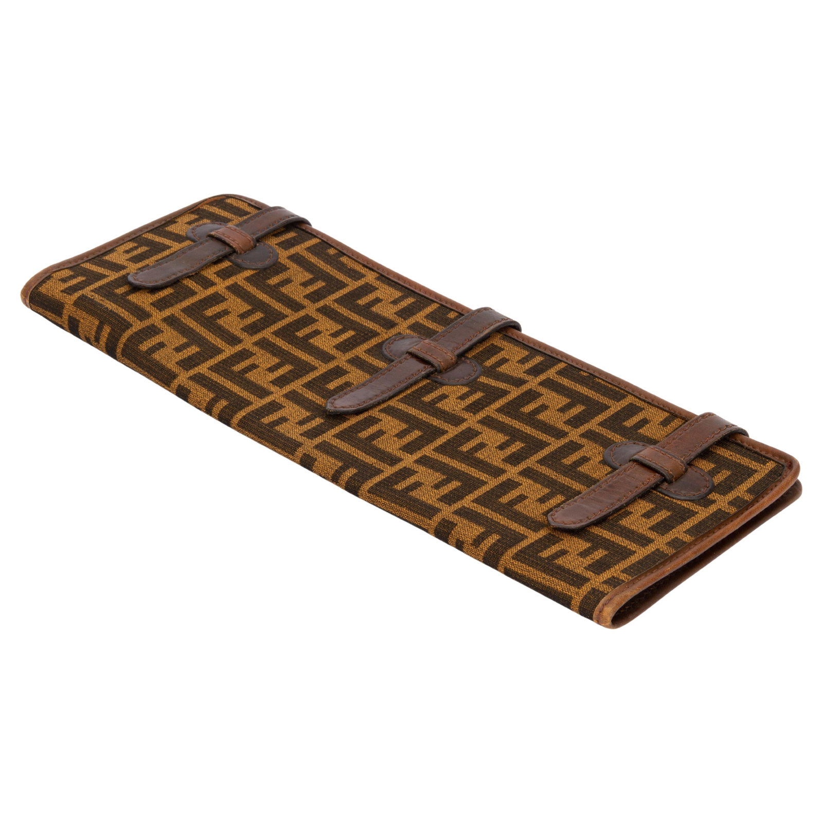 Fendi Roma Vintage Zucchino Monogram Tie Case Italy: Fendi Roma Vintage Zucchino Monogram Tie Case Italy This Fendi Roma Vintage Tie Carrying Case is a rare and collectible piece that showcases the iconic Fendi zucchino monogram. Crafted in Italy, it co