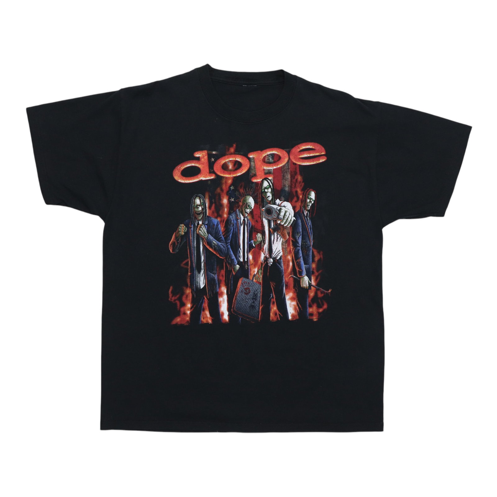 Vintage 2001 Dope Die Mother Fucker Die Black Cotton T Shirt (1 of 4)
