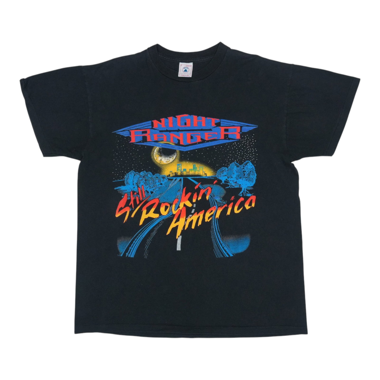Black 1996 Night Ranger Vintage Tour Shirt Large (1 of 5)