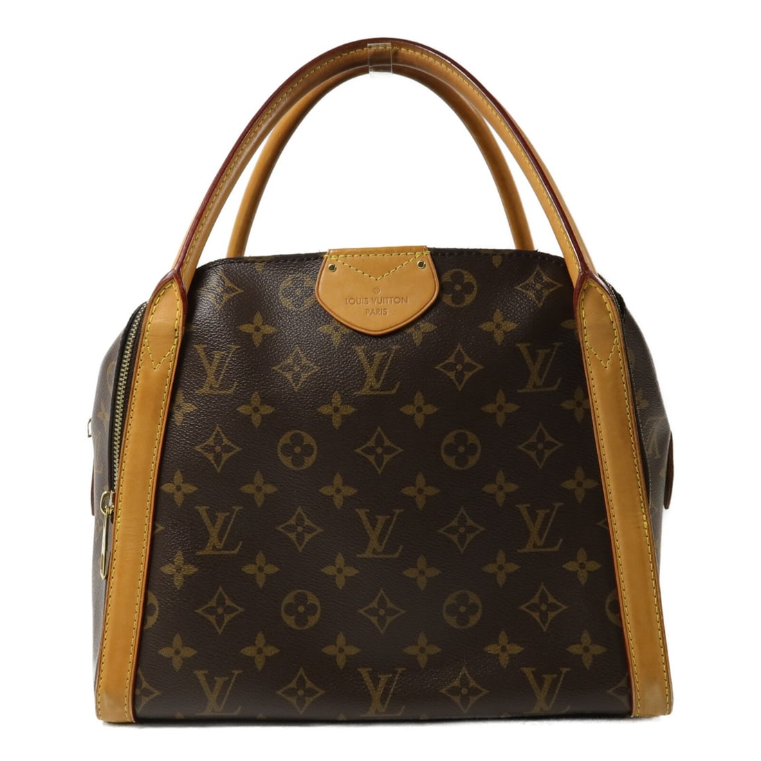 Louis Vuitton Marais MM M41070 Monogram PVC Coated Canvas Handbag: Louis Vuitton Marais MM M41070 Monogram PVC Coated Canvas Handbag Louis Vuitton Marais MM tote bag shoulder bag in brown Monogram x PVC coated canvas. This women's handbag is made in France and featur