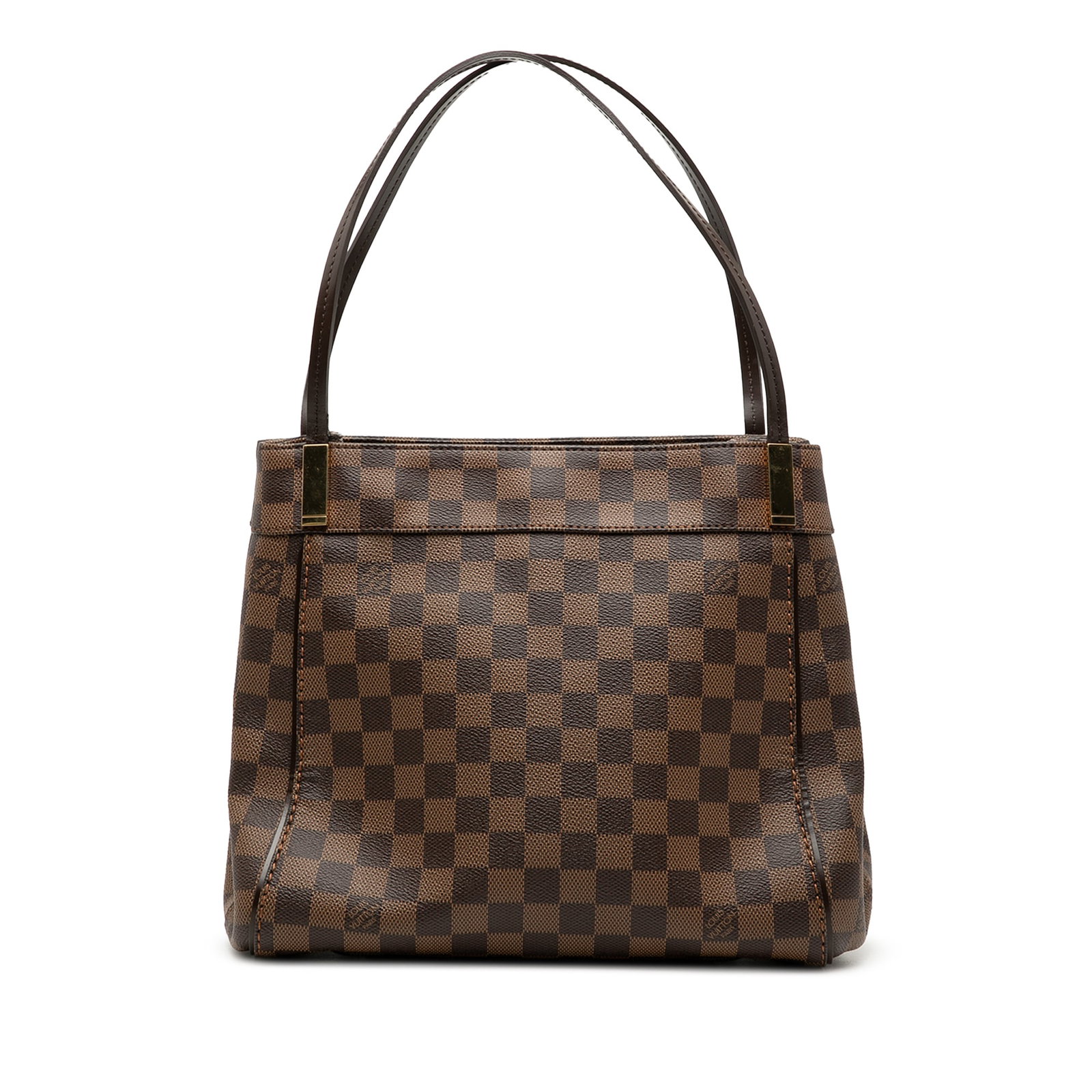 Louis Vuitton Marylebone PM Tote in Damier Ebene Canvas: Louis Vuitton Marylebone PM Tote in Damier Ebene Canvas The Louis Vuitton Damier Ebene Marylebone PM is crafted with signature Damier Ebene canvas and features flat leather straps, an open top with a 