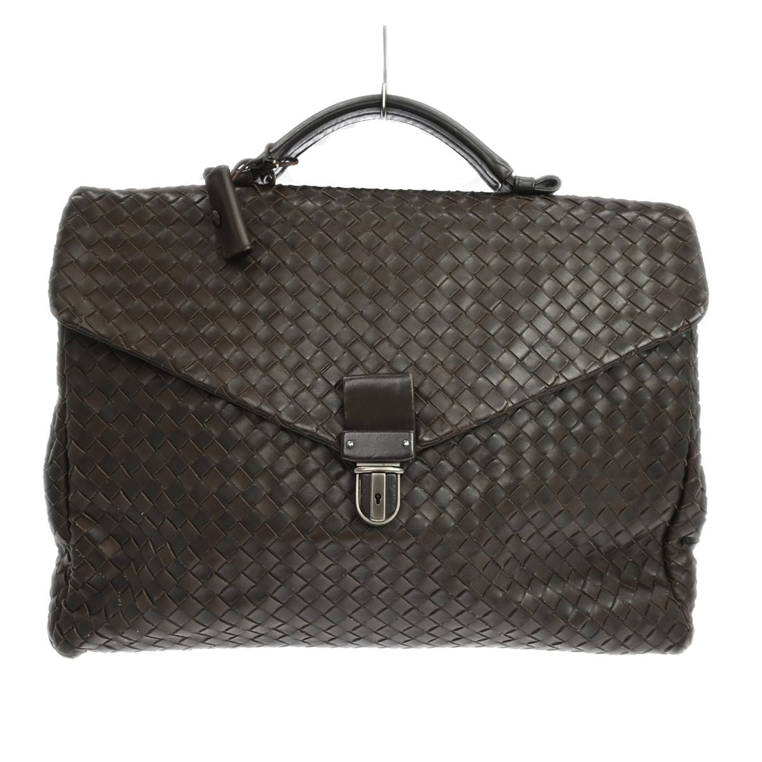 Bottega Veneta Envelope Brown Leather Intrecciato Bag: Bottega Veneta Envelope Brown Leather Intrecciato Bag Bottega Veneta Envelope bag in brown leather with the brand's Intrecciato design. This unisex piece is made in Italy and is presented in good cond