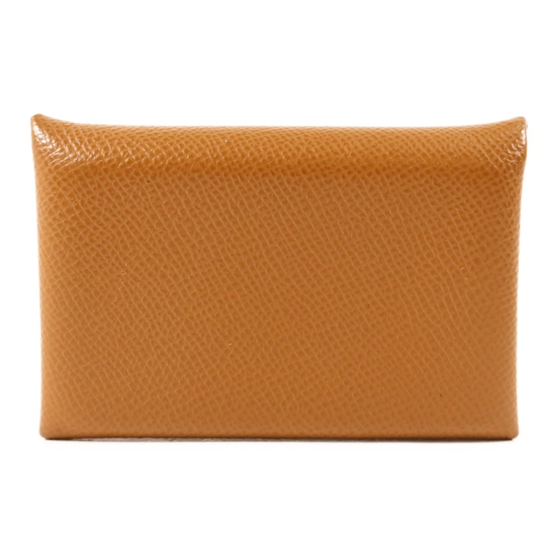 Hermes Calvi Epsom Calfskin Card Case Gold Brown PHW (1 of 18)