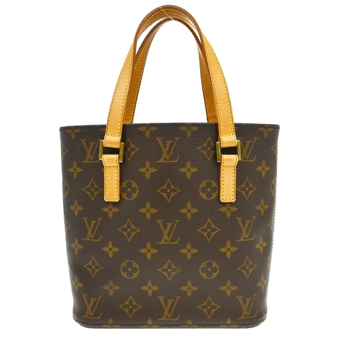 Louis Vuitton Vavin PM Monogram Canvas Tote Bag M51172: Louis Vuitton Vavin PM Monogram Canvas Tote Bag M51172 Vintage Louis Vuitton Vavin PM tote handbag in brown monogram canvas and leather. This medium tote features double handles, an open top, logo acc