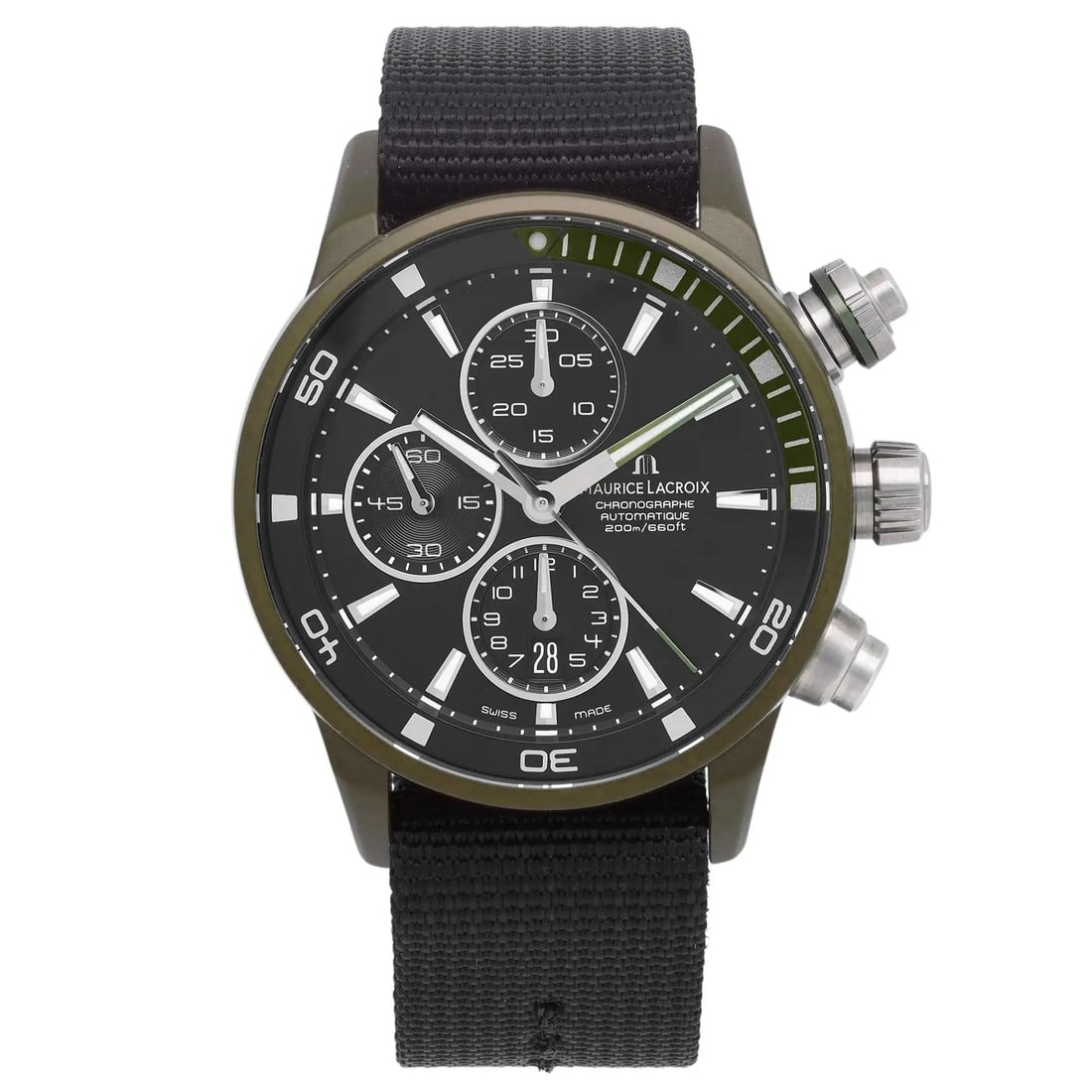 Maurice Lacroix Pontos S Extreme Diver Watch Black Dial Automatic PT6028-ALB21-331 (1 of 5)