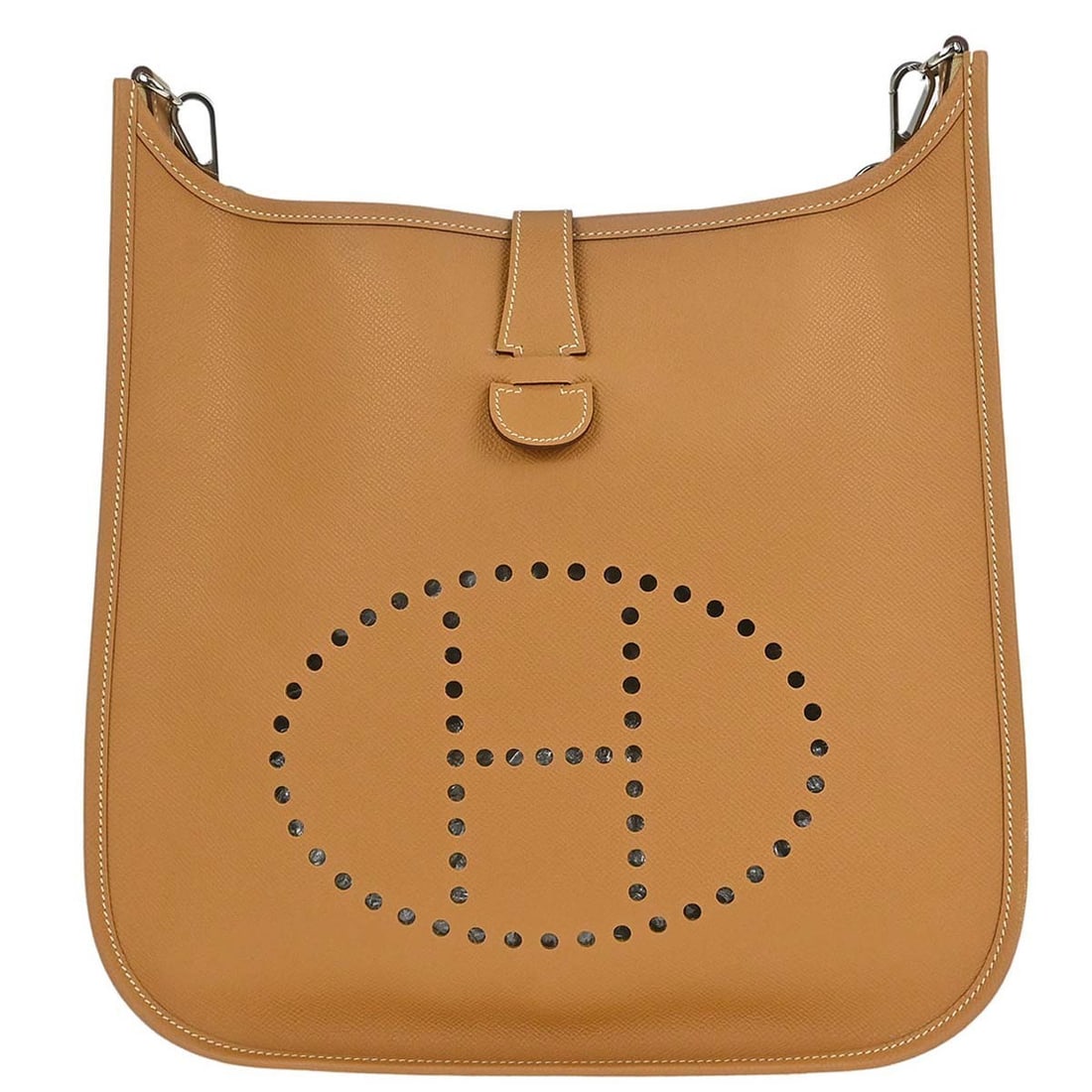 Hermes Evelyne Gen II Brown Leather Shoulder Bag (1 of 15)