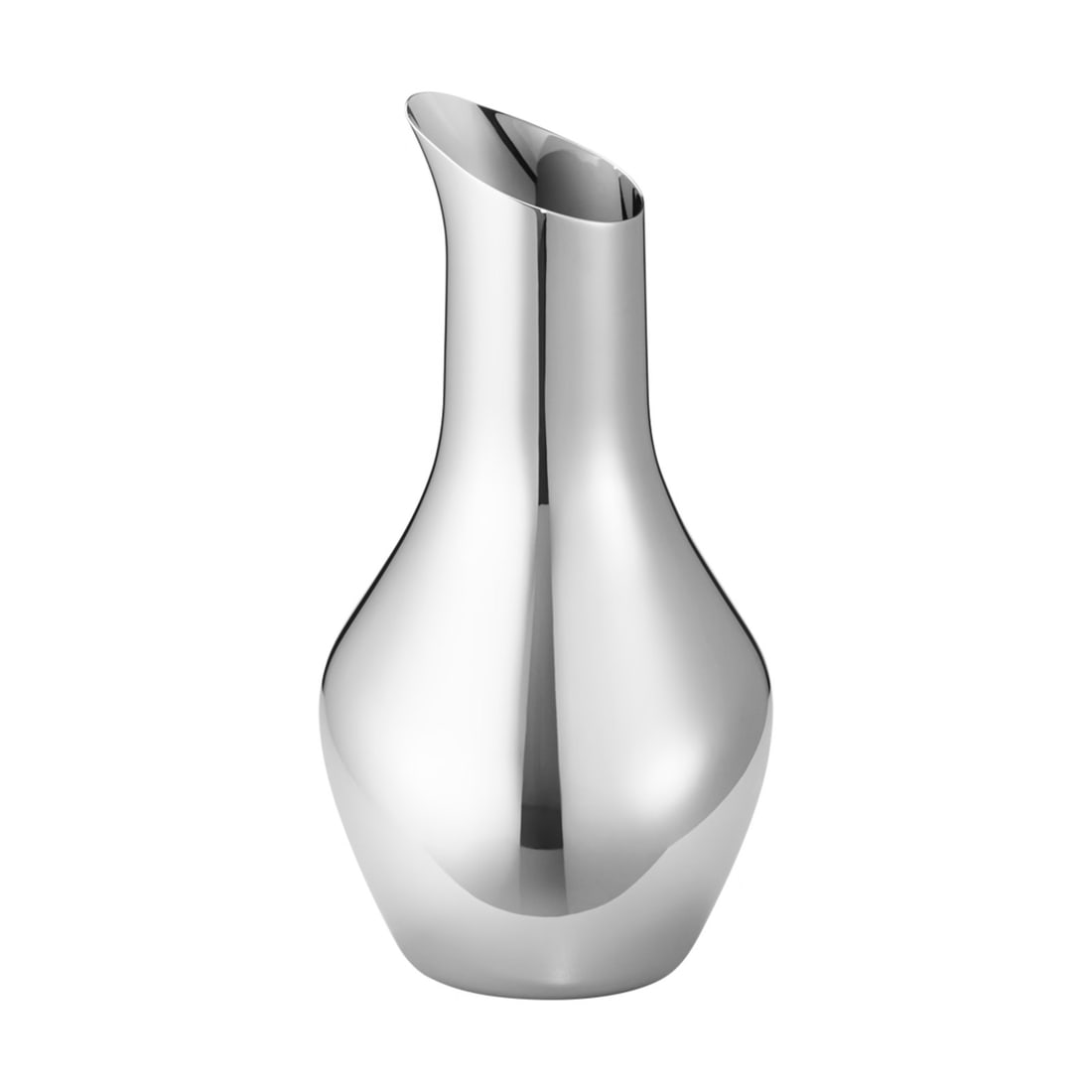 Georg Jensen Sky Pitcher Modern Stainless Steel 10.59 Inch: Georg Jensen Sky Pitcher Modern Stainless Steel 10.59 Inch Elevate your dining experience with the Sky Pitcher by Georg Jensen, a stunning piece crafted from mirror-polished stainless steel. This mode