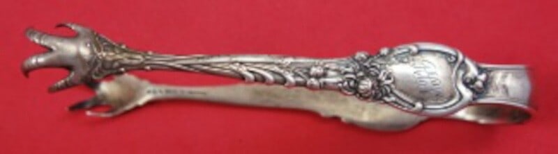 Reed and Barton La Parisienne Sterling Silver Sugar Tong 4.5 inches (1 of 1)