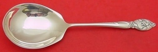 Westmorland Enchanting Orchid Sterling Silver Berry Spoon 9": Westmorland Enchanting Orchid Sterling Silver Berry Spoon 9" This exquisite serving spoon, known as the Enchanting Orchid Berry Spoon, showcases the elegance of Westmorland craftsmanship. Made entirel