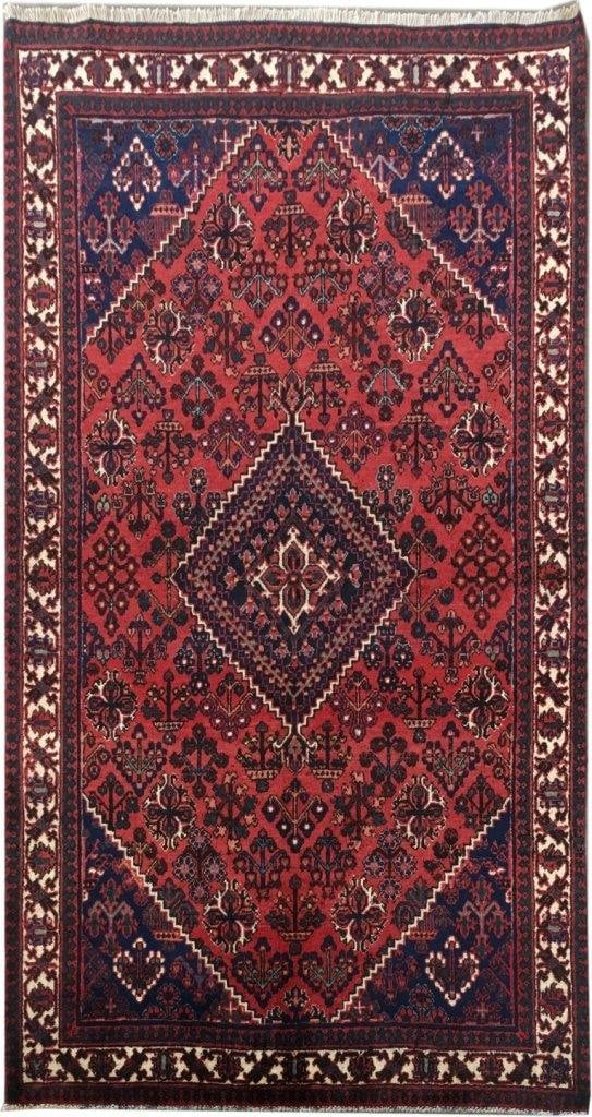 4.5 x 6.11 Handwoven Red Persian Josheghan Rug from Iran: 4.5 x 6.11 Handwoven Red Persian Josheghan Rug from Iran Free continental US Shipping Transform your space with the exquisite 4.5 x 6.11 Red Persian Josheghan Rug, a stunning example of traditional Pe