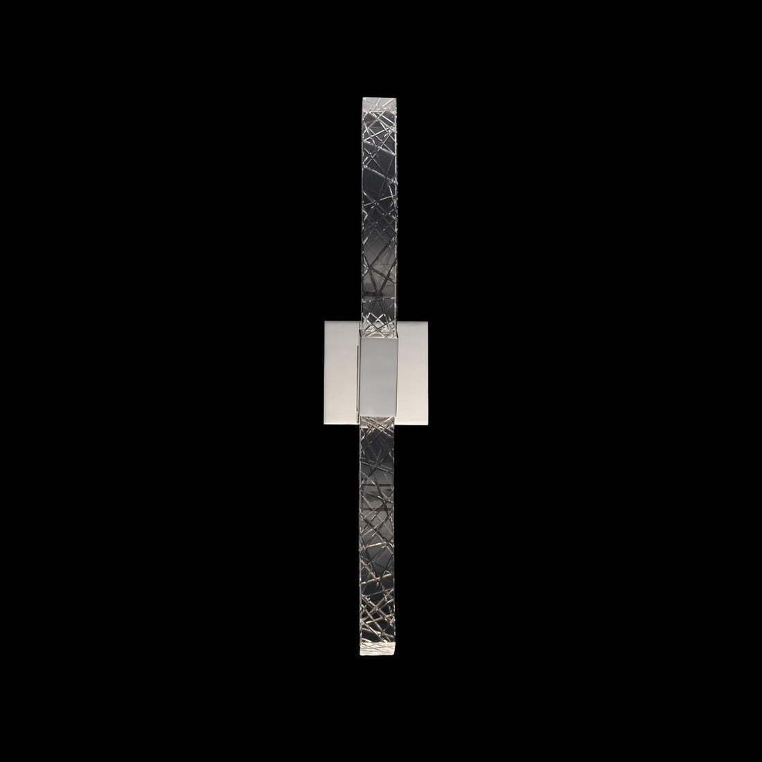 Kalco Athena Wall Sconce Polished Nickel Hand-Cut Crystal LED Dimmable (1 of 1)
