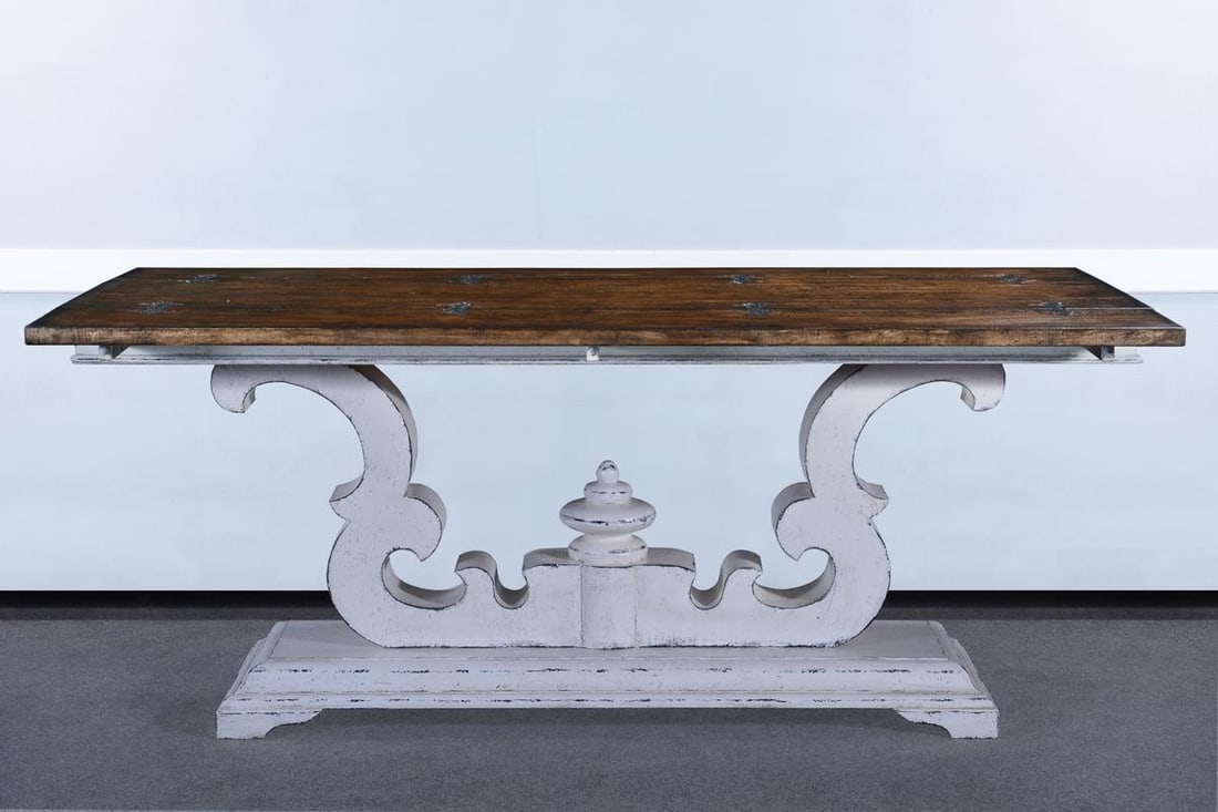 Cambridge Antique Style Flip Top Sofa Table Solid Wood (1 of 6)