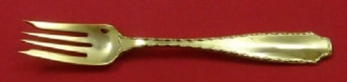 Tiffany & Co. Marquise Vermeil Sterling Silver Salad Fork 6.75": Tiffany & Co. Marquise Vermeil Sterling Silver Salad Fork 6.75" This elegant salad fork from Tiffany & Co. features the stunning Marquise vermeil pattern, crafted from high-quality sterling silver wit