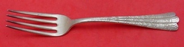 Shiebler Luxembourg Sterling Silver Fork 7 1/8 Inches: Shiebler Luxembourg Sterling Silver Fork 7 1/8 Inches This exquisite Luxembourg fork by Shiebler is crafted from high-quality sterling silver, showcasing a classic design that dates back to the late 1