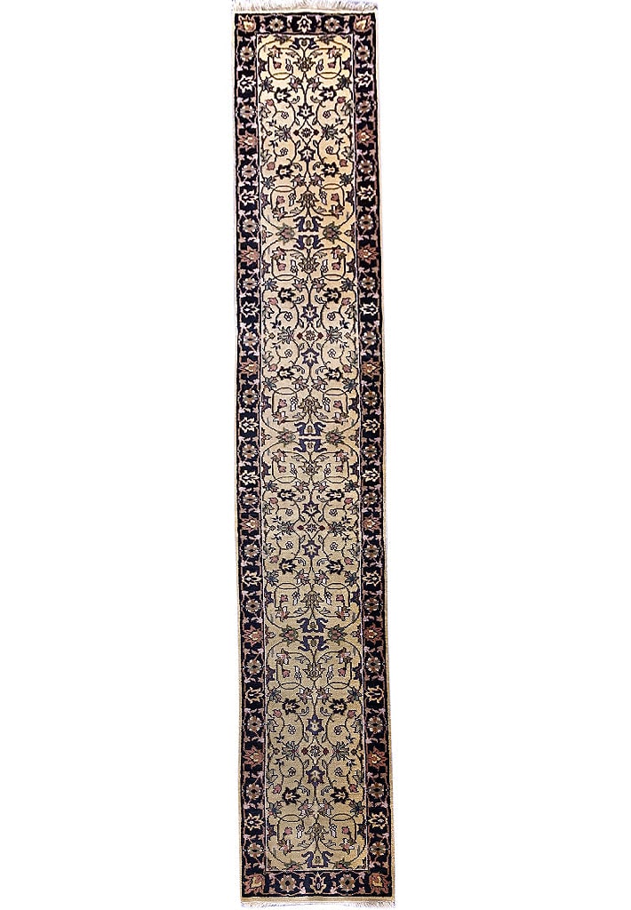 Handmade 16 Feet India Wool Runner Rug: Handmade 16 Feet India Wool Runner Rug Free continental US Shipping This exquisite 16-foot long handmade wool runner from India showcases exceptional craftsmanship and quality. Perfect for adding warm