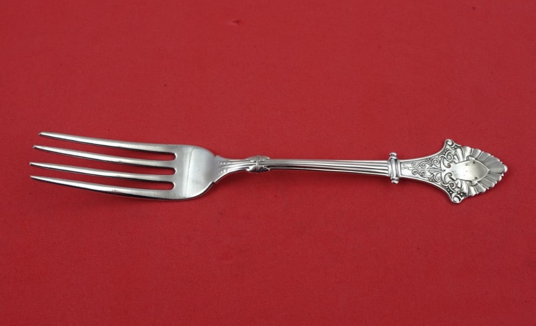 Gorham Louis XIV Sterling Silver Fork 7 Vintage Flatware: Gorham Louis XIV Sterling Silver Fork 7 Vintage Flatware This exquisite vintage flatware piece is a 7" regular fork from the renowned Louis XIV pattern by Gorham. Crafted from high-quality sterling si