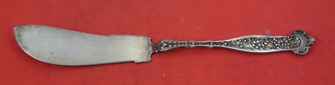Whiting Dresden Sterling Silver Master Butter Knife Flat Handle 7 1/4" (1 of 2)