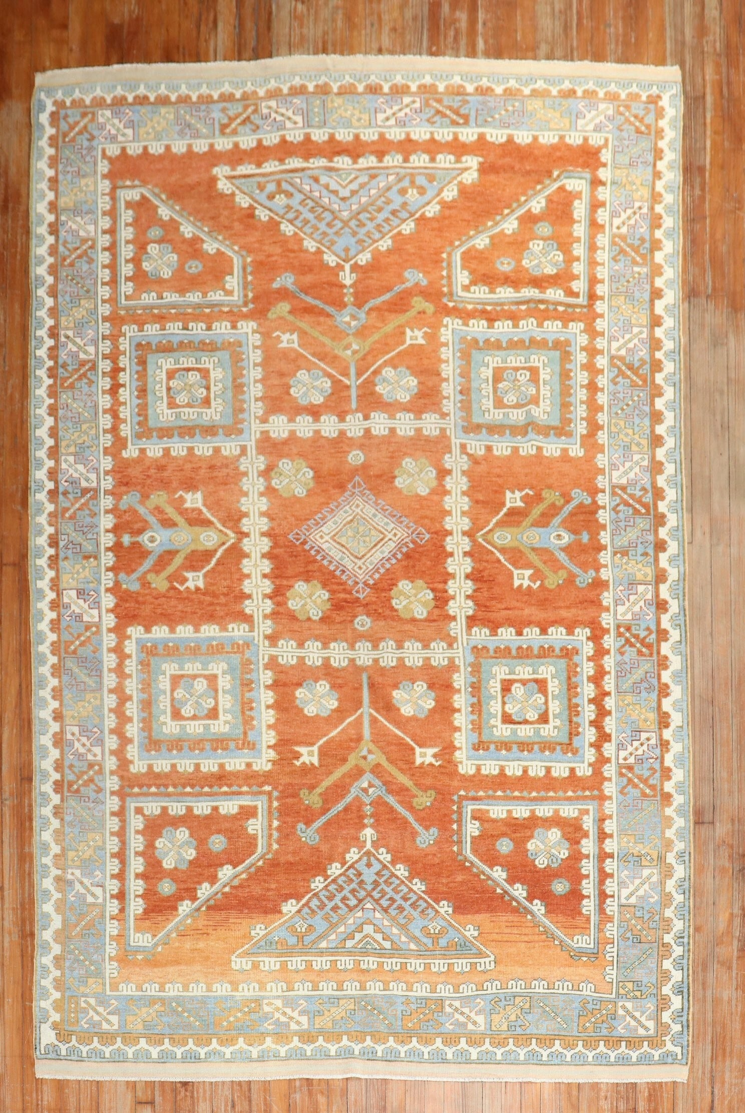 6' 7" x 10' 2" Mid-20th Century Turkish Bergama Rug (1 of 4)