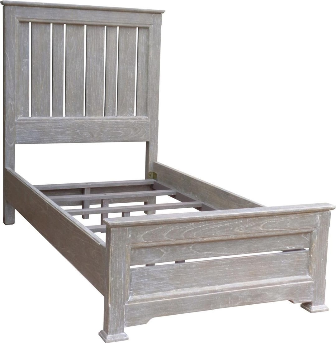 Trade Winds Mindi Mahogany Riverwash Twin Bed Country Farmhouse (1 of 1)
