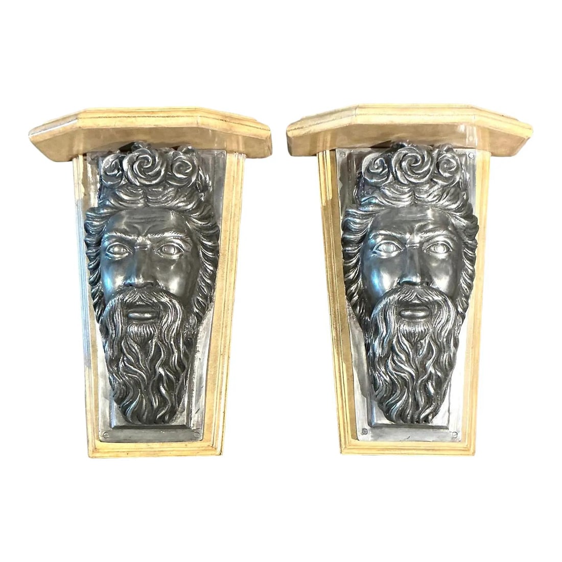 Pair of Neptune Figural Brackets by Maitland Smith (1 of 10)