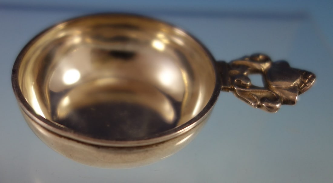 Georg Jensen Acorn Sterling Silver Salt Dip GI Mark 2 1/4" x 1/4" (1 of 5)