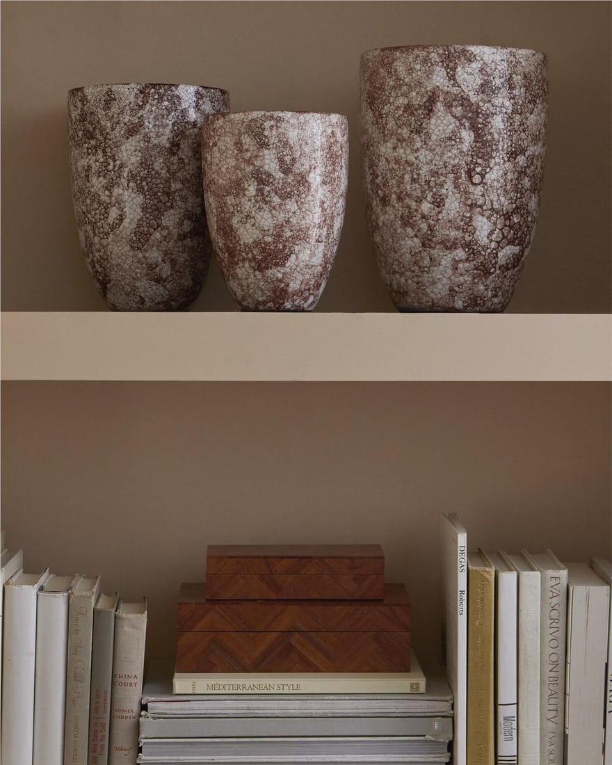 Currey Marne Rustic Terracotta Vase Collection Tuscan Style (1 of 5)