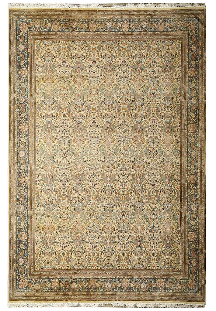 12 x 15 Hand Knotted Zigler Wool Area Rug Ivory India: 12 x 15 Hand Knotted Zigler Wool Area Rug Ivory India Free continental US Shipping Discover the elegance and timeless charm of the 12' x 15' Ivory Quality Zigler Rug. This exquisite area rug features 