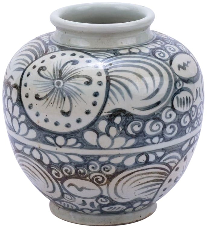 Yuan Collection Open Top Porcelain Jar Handmade Blue 15H 14W 14D: Yuan Collection Open Top Porcelain Jar Handmade Blue 15H 14W 14D This exquisite Timeless Yuan Open Top Porcelain Jar showcases a beautiful blue finish with unique variations, embodying the elegance of