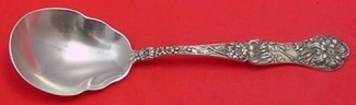 Mount Vernon Yetive Sterling Silver Serving Spoon 7 in (1 of 2)