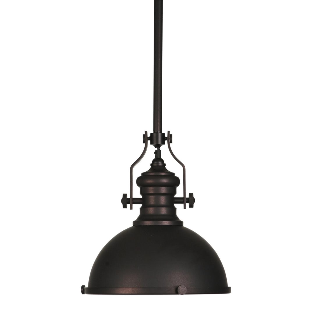 Zentique Chic Retro Mid-Century Pendant Light Brown Finish (1 of 2)