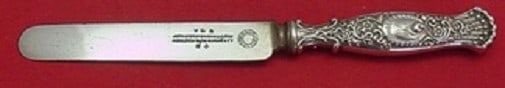 Whiting Hyperion Sterling Silver Blunt Knife 8.5 Inch: Whiting Hyperion Sterling Silver Blunt Knife 8.5 Inch Experience the elegance of the Hyperion pattern with this stunning regular knife from Whiting. Crafted from high-quality sterling silver, this blu