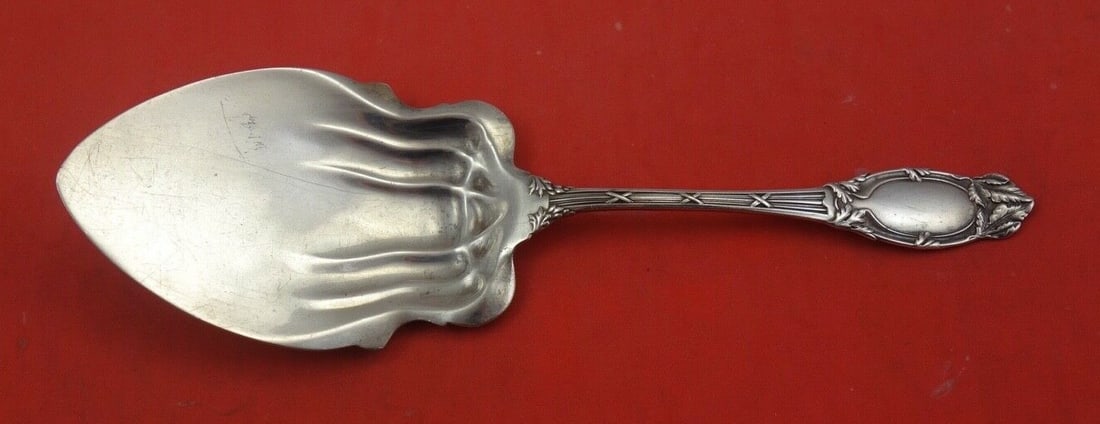 International Sterling Silver Abbottsford Pie Server 8 3/4 inches: International Sterling Silver Abbottsford Pie Server 8 3/4 inches This elegant pie server features the Abbottsford pattern by International, crafted from high-quality sterling silver. With a flat hand