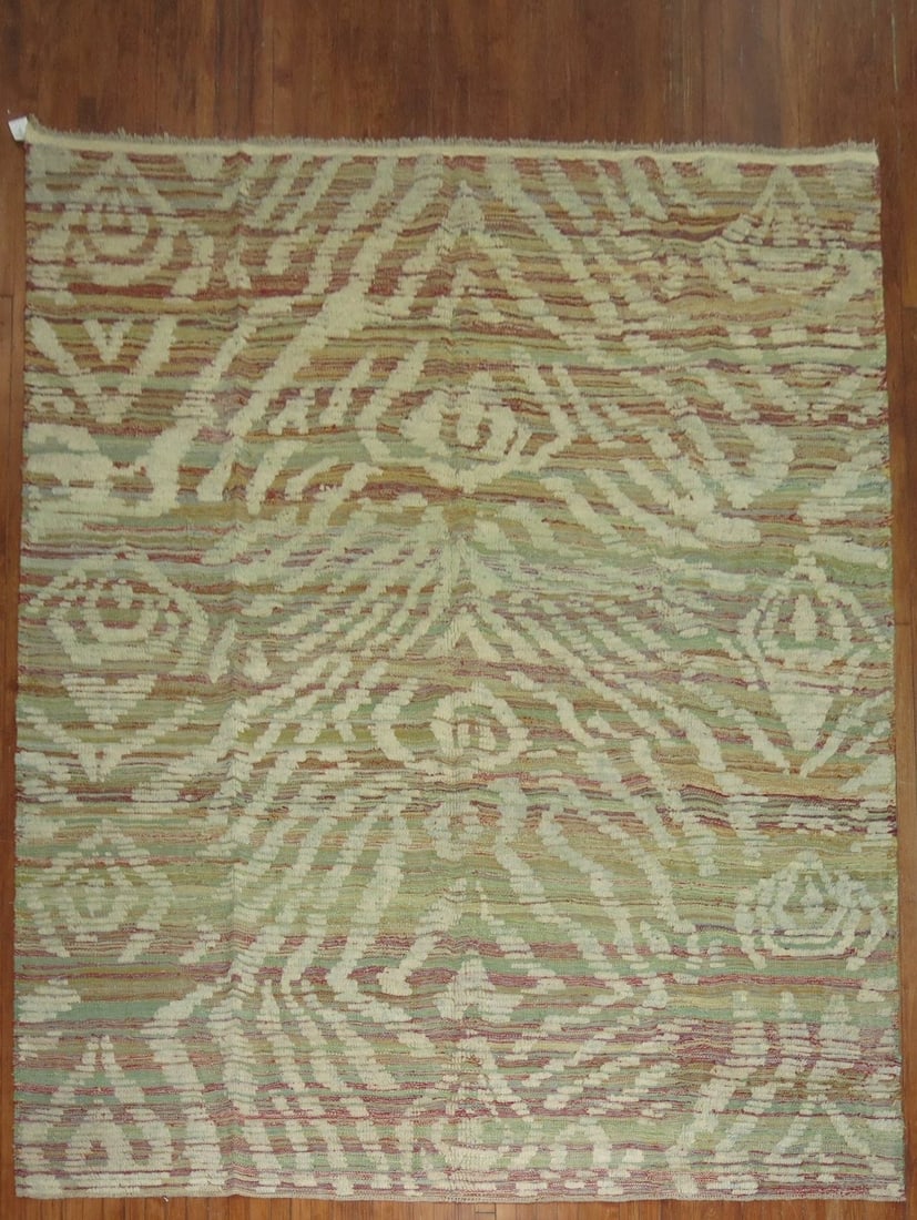 8' 3" x 10' 6" Contemporary Turkish Souf Kilim Rug: 8' 3" x 10' 6" Contemporary Turkish Souf Kilim Rug Contemporary Turkish Souf kilim rug from the late 20th century. This pre-owned room-size rug is identified as a Kilim and Tulu type. Specifications O