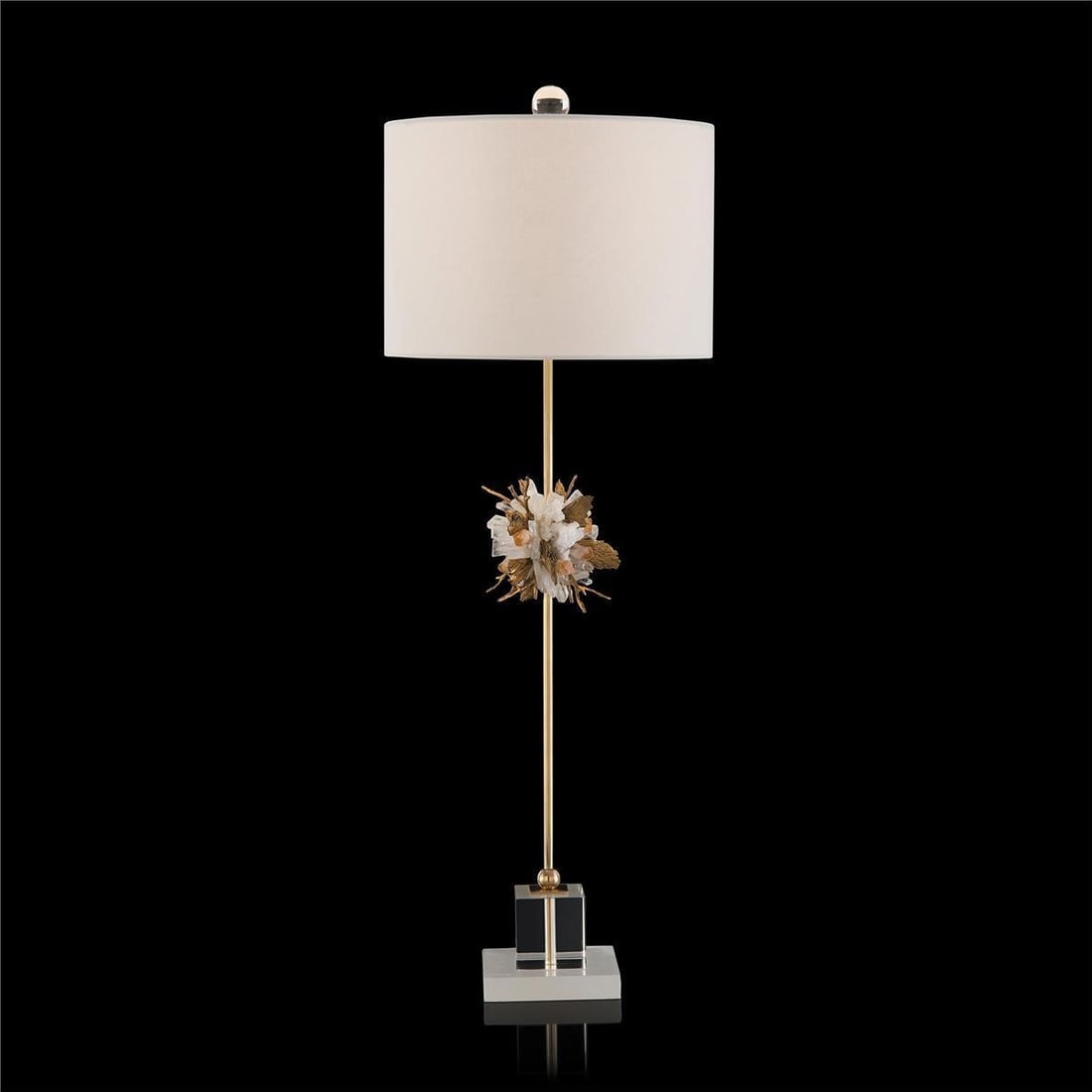John-Richard 36.5 Inch Brass Stone Buffet Lamp UL-Listed: John-Richard 36.5 Inch Brass Stone Buffet Lamp UL-Listed Illuminate your space with this elegant Traditional Brass and Stone Buffet Lamp, designed to enhance your home decor. Standing at 36.50 inches 