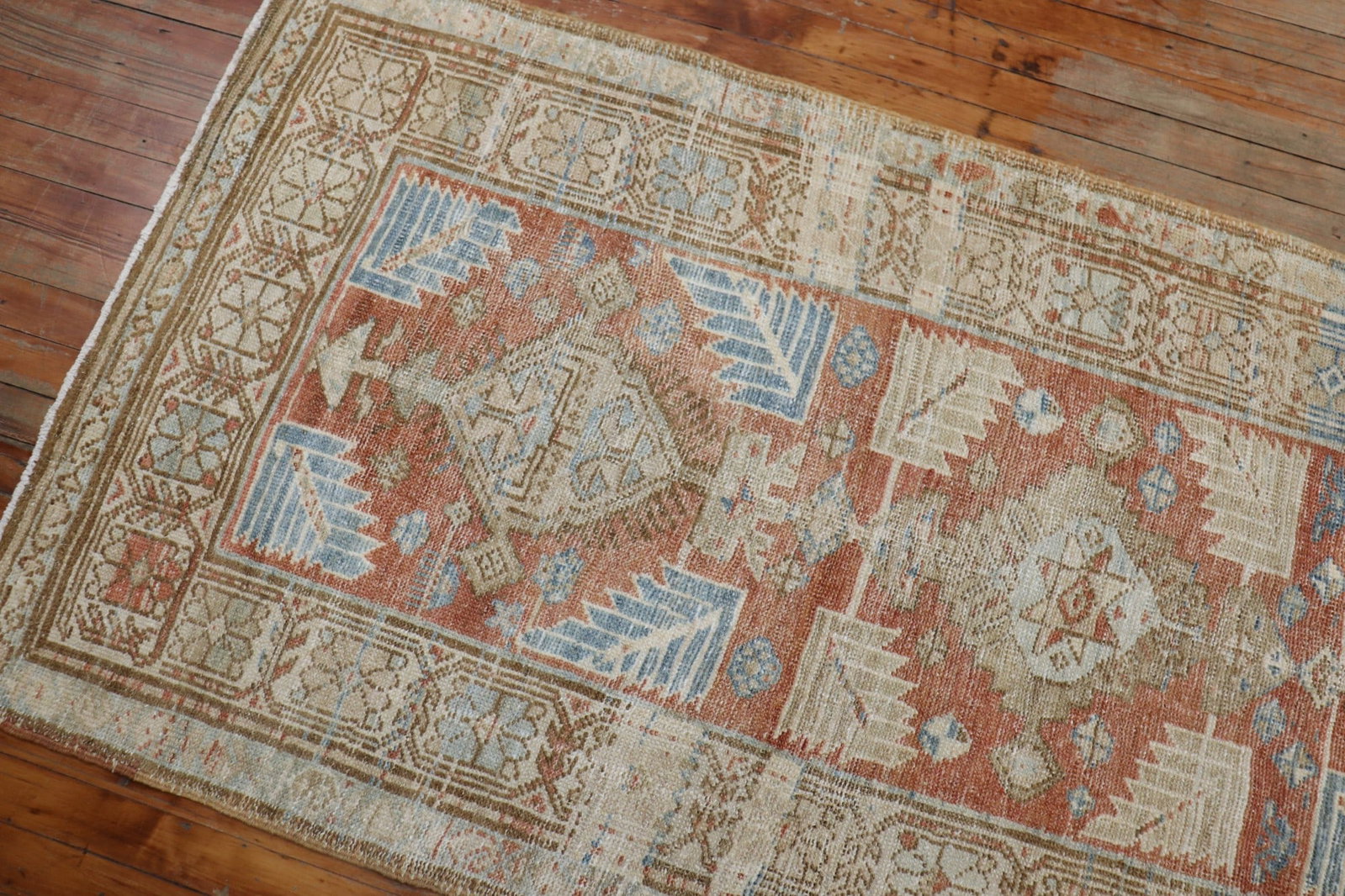 3' x 14' 3" Northwest Persian Runner in Muted Clay Tones: 3' x 14' 3" Northwest Persian Runner in Muted Clay Tones Early 20th century Northwest Persian runner in a muted clay color palette, dating to circa 1920. This pre-owned rug features a traditional runn