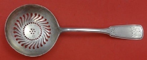 Dominick & Haff Mayfair Eng Sterling Silver Pea Spoon 8 Inch (1 of 1)