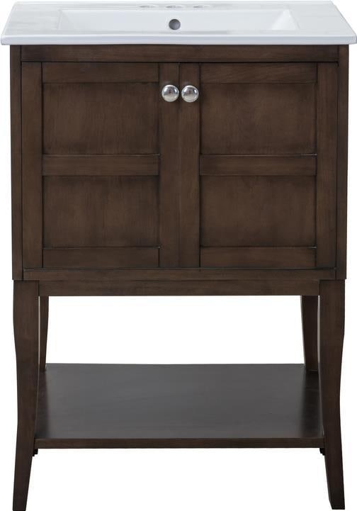 Elegant Lighting Mason Coffee Chrome Vanity Cabinet (1 of 1)