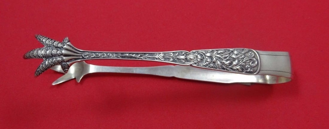 Knowles Bird Pattern Sterling Silver 5 Inch Sugar Tong: Knowles Bird Pattern Sterling Silver 5 Inch Sugar Tong Add a touch of elegance to your table setting with this exquisite 5" sterling silver sugar tong from Knowles, featuring the charming "Bird" patte