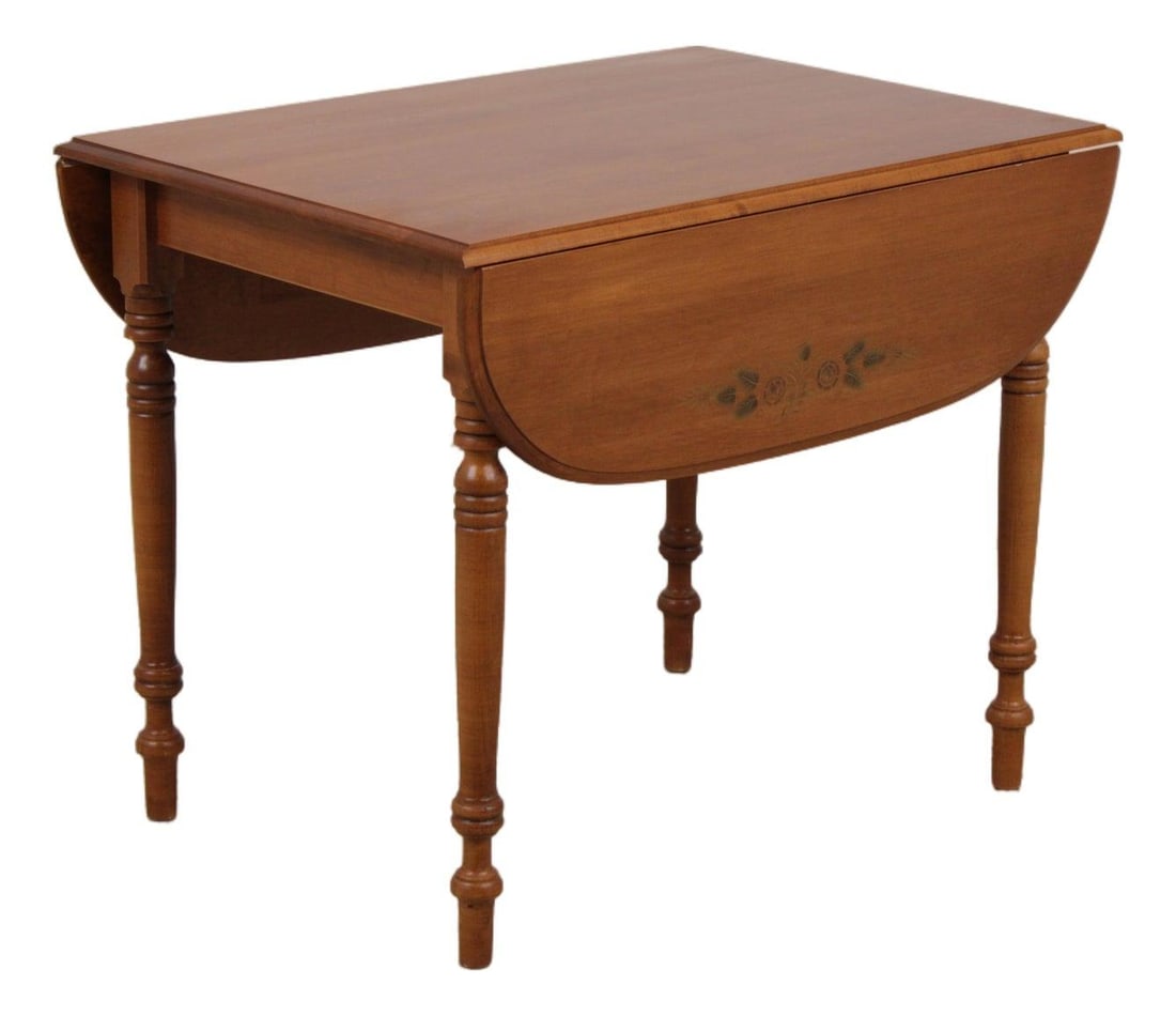 Maple Hitchcock dropleaf dining table Early American style (1 of 10)