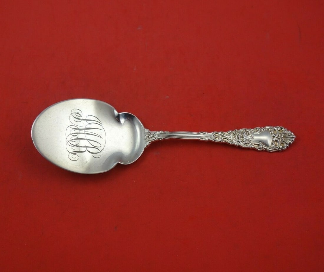 Dominick & Haff Renaissance Sterling Silver Tomato Server 8 1/4" Monogrammed: Dominick & Haff Renaissance Sterling Silver Tomato Server 8 1/4" Monogrammed This exquisite tomato server is a stunning example of the Renaissance pattern by Dominick & Haff, crafted from solid sterli