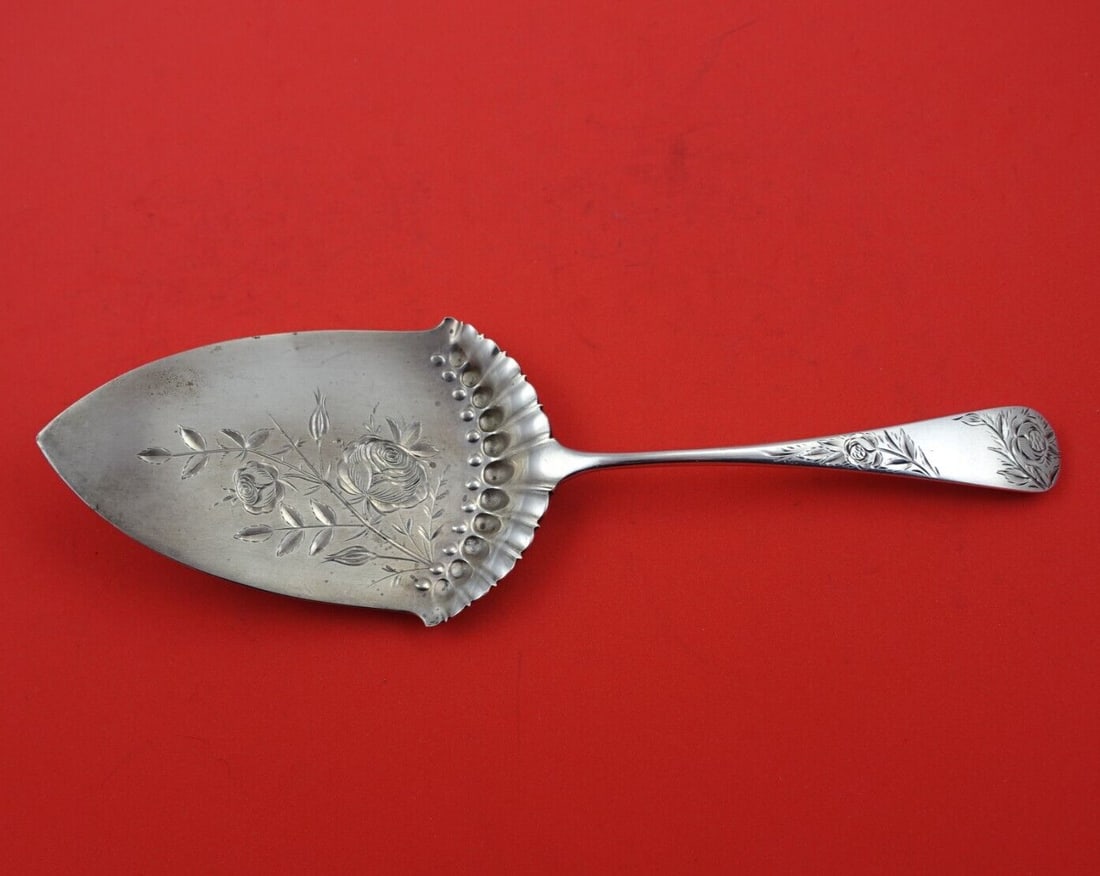 Gorham Jac Rose Sterling Silver Pie Server 9 1/4 Inch (1 of 3)