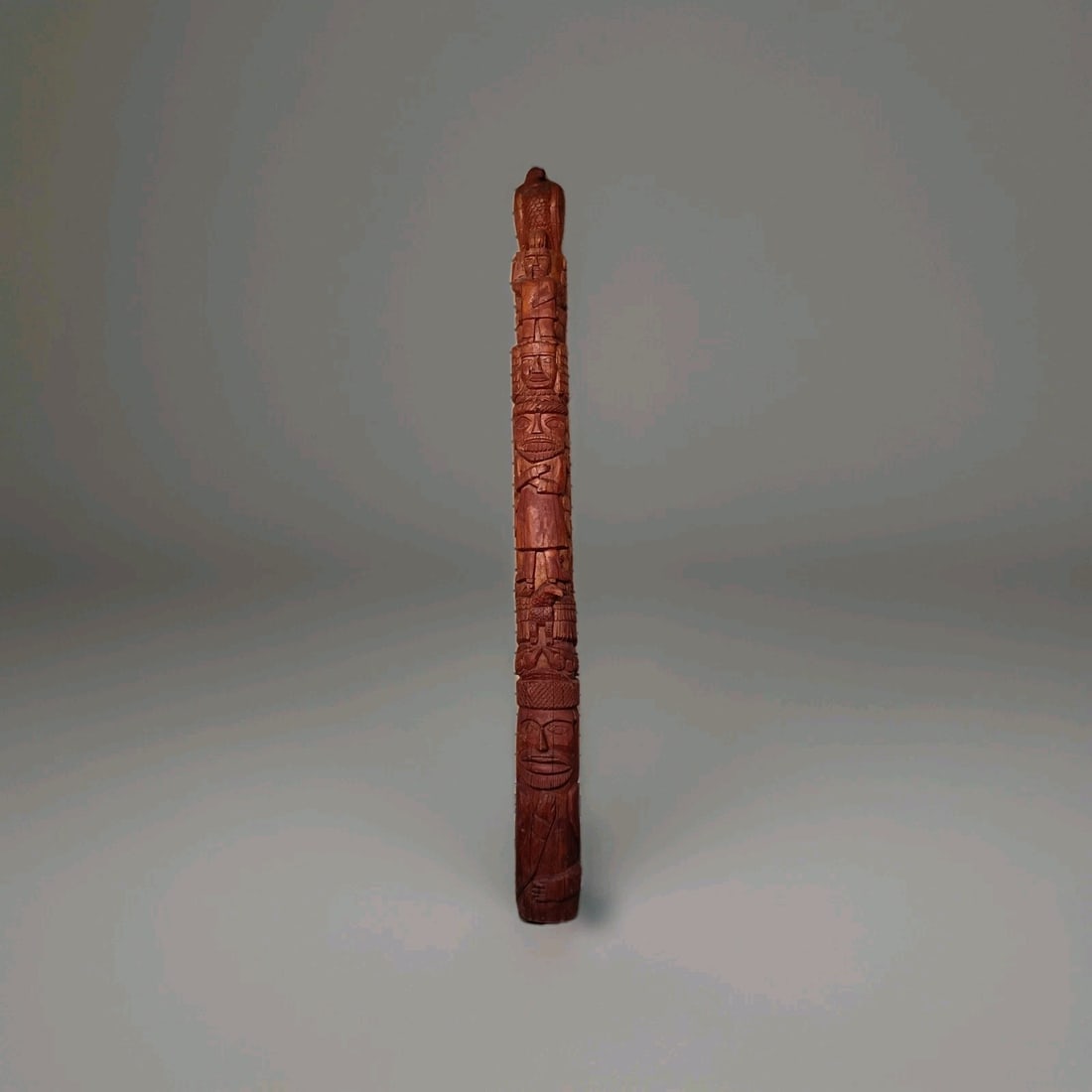 93 Inch Hand Carved Northwest Coast Folk Art Totem Pole Cedar (1 of 18)