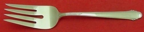 Durgin Hunt Club Sterling Silver Cold Meat Fork 8 1/8": Durgin Hunt Club Sterling Silver Cold Meat Fork 8 1/8" This exquisite cold meat fork features the classic Hunt Club pattern by Durgin, crafted from high-quality sterling silver. Measuring 8 1/8" in le